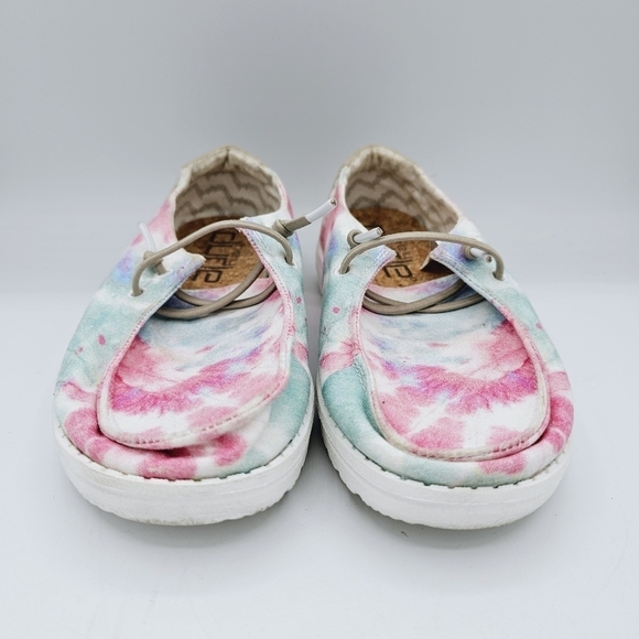 Hey Dude Wendy Boho Mandala Tie Dye Youth Shoes - Picture 11 of 12